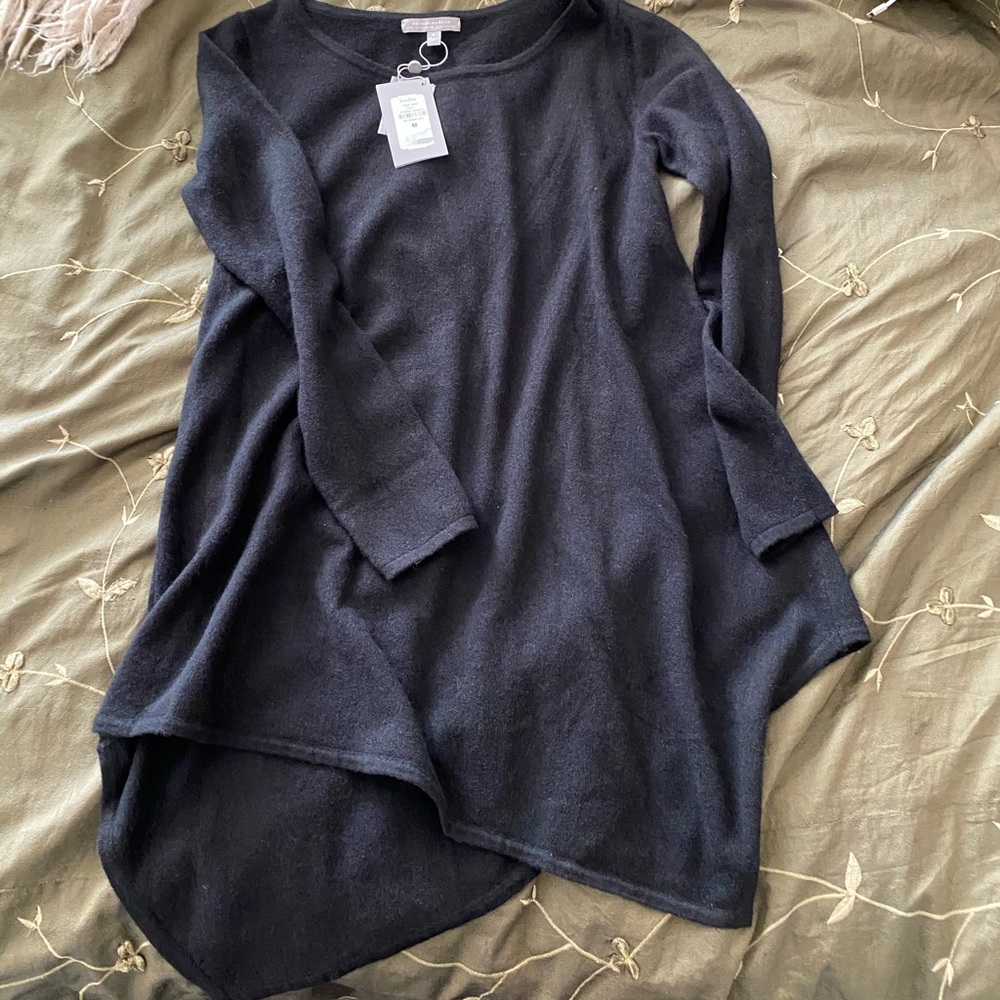 Cashmere tunic sweater